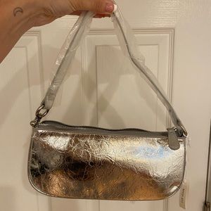 New with tags silver bag